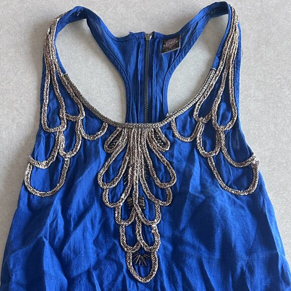 Free People Heavy Metal Top Tank in Cobalt ASO Alex Russo / Tori Vega - Picture 7 of 11